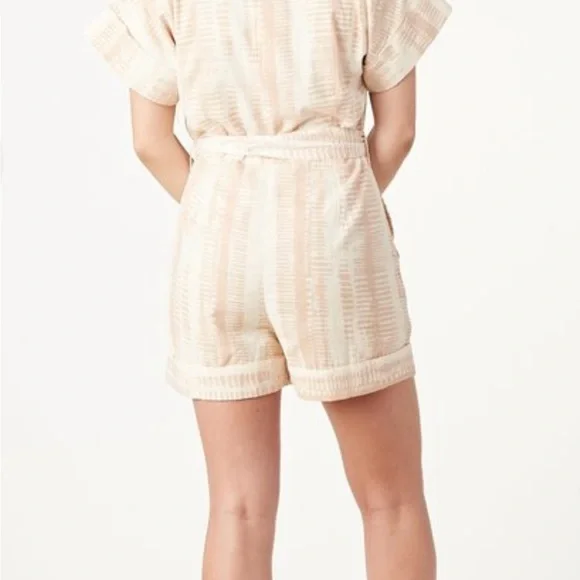 Like New/ Never Worn- Cleobella Teal Striped Kimono in BLUE - Picture 5 of 6